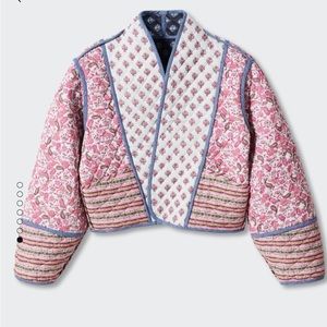 MANGO Quilted reversible jacket